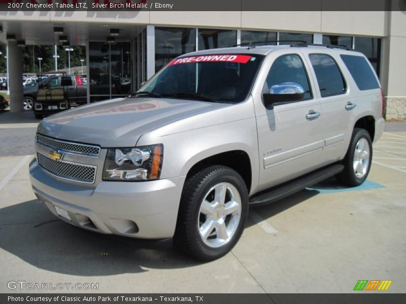 Silver Birch Metallic / Ebony 2007 Chevrolet Tahoe LTZ
