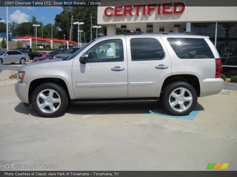 Silver Birch Metallic / Ebony 2007 Chevrolet Tahoe LTZ