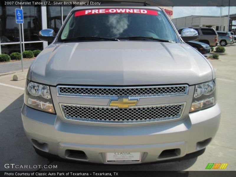 Silver Birch Metallic / Ebony 2007 Chevrolet Tahoe LTZ