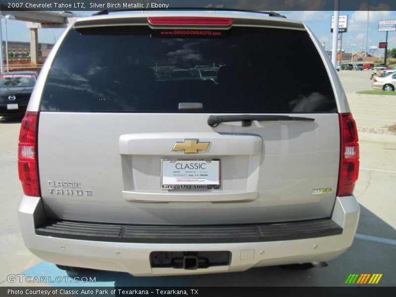 Silver Birch Metallic / Ebony 2007 Chevrolet Tahoe LTZ