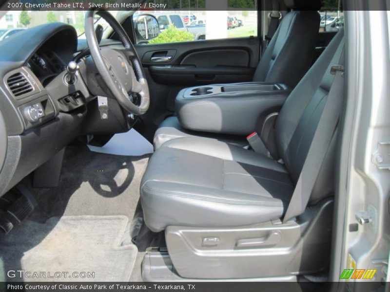 Silver Birch Metallic / Ebony 2007 Chevrolet Tahoe LTZ