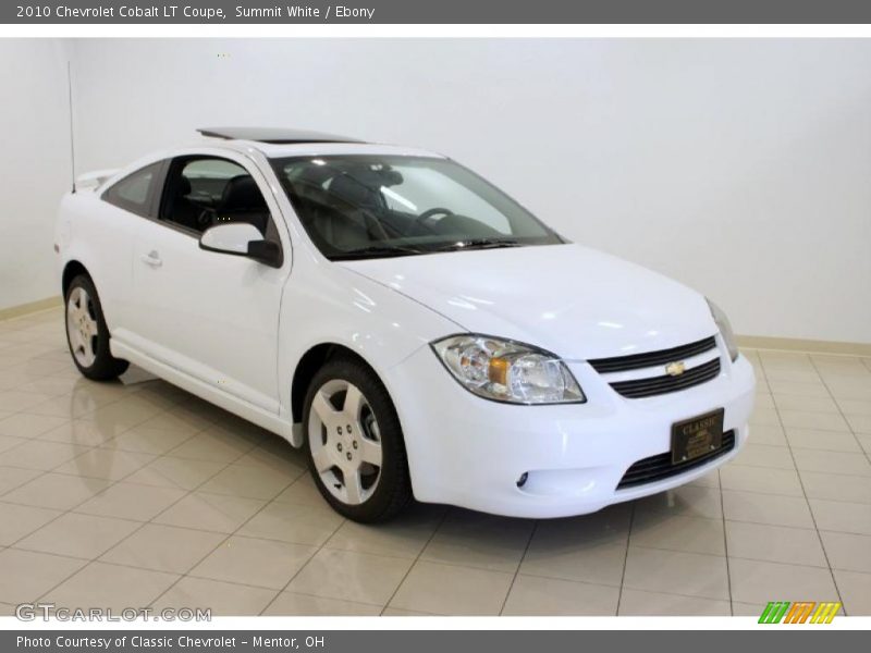 Summit White / Ebony 2010 Chevrolet Cobalt LT Coupe