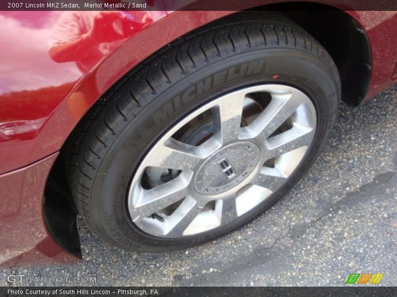 Merlot Metallic / Sand 2007 Lincoln MKZ Sedan