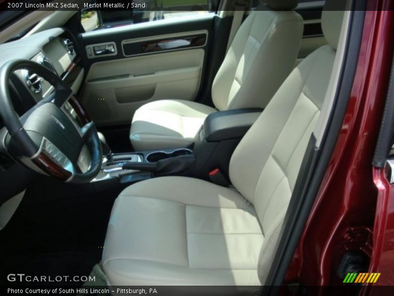 Merlot Metallic / Sand 2007 Lincoln MKZ Sedan