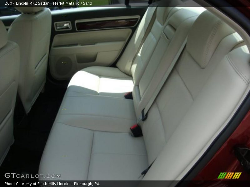 Merlot Metallic / Sand 2007 Lincoln MKZ Sedan
