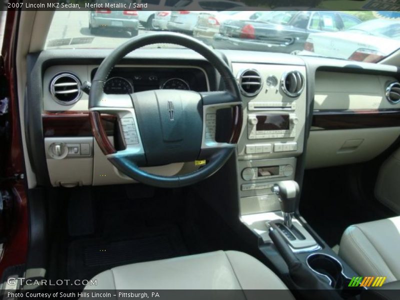 Merlot Metallic / Sand 2007 Lincoln MKZ Sedan