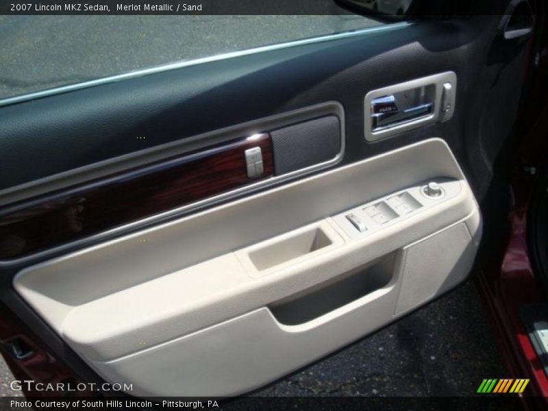 Merlot Metallic / Sand 2007 Lincoln MKZ Sedan