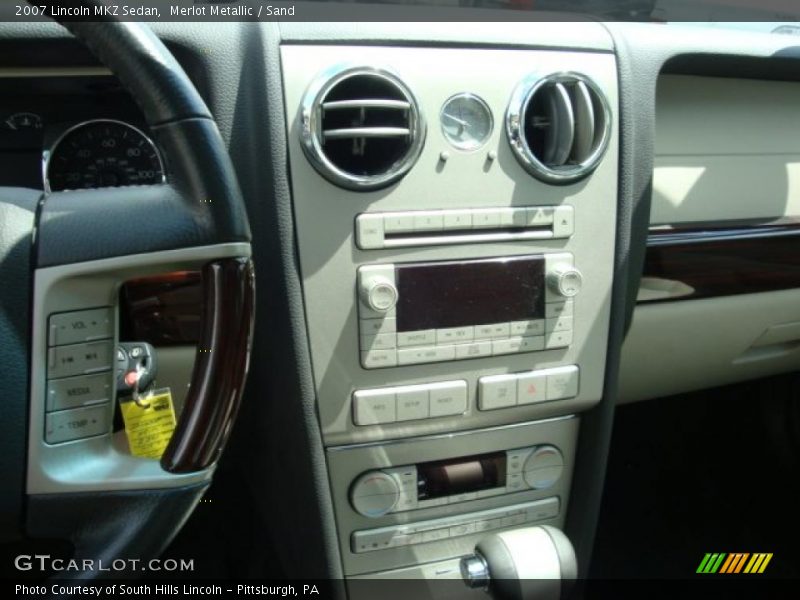 Merlot Metallic / Sand 2007 Lincoln MKZ Sedan