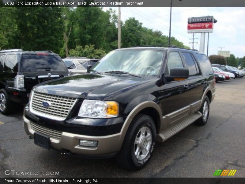 Black Clearcoat / Medium Parchment 2003 Ford Expedition Eddie Bauer 4x4