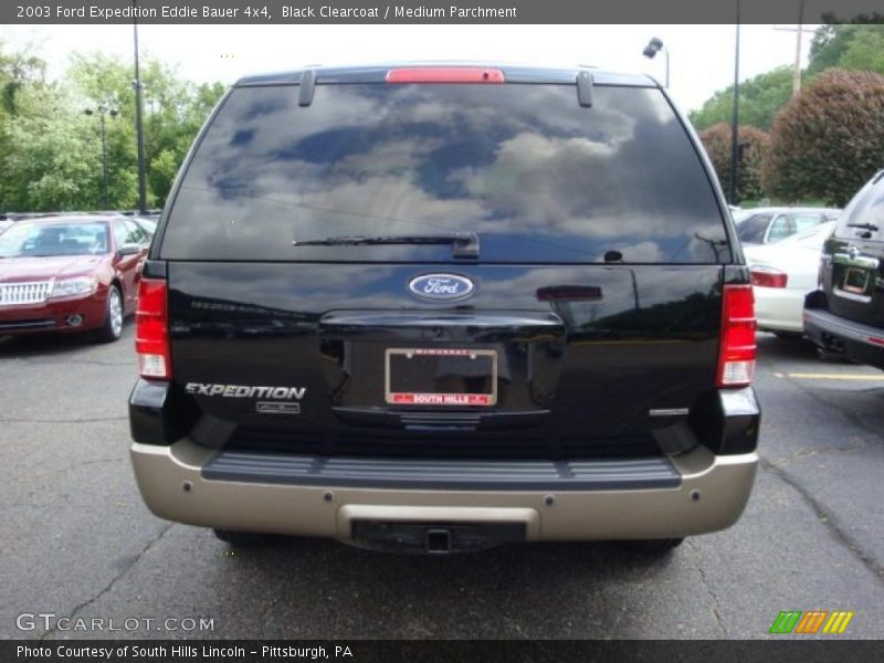 Black Clearcoat / Medium Parchment 2003 Ford Expedition Eddie Bauer 4x4