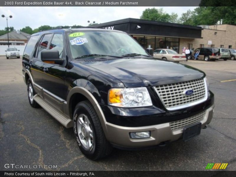 Black Clearcoat / Medium Parchment 2003 Ford Expedition Eddie Bauer 4x4