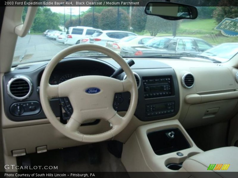 Black Clearcoat / Medium Parchment 2003 Ford Expedition Eddie Bauer 4x4