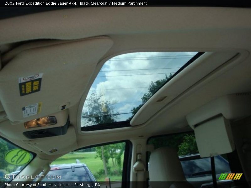 Black Clearcoat / Medium Parchment 2003 Ford Expedition Eddie Bauer 4x4