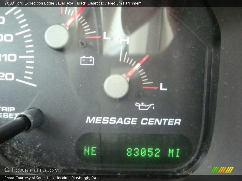 Black Clearcoat / Medium Parchment 2003 Ford Expedition Eddie Bauer 4x4