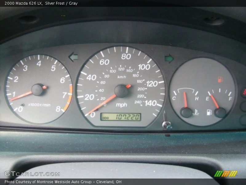 Silver Frost / Gray 2000 Mazda 626 LX