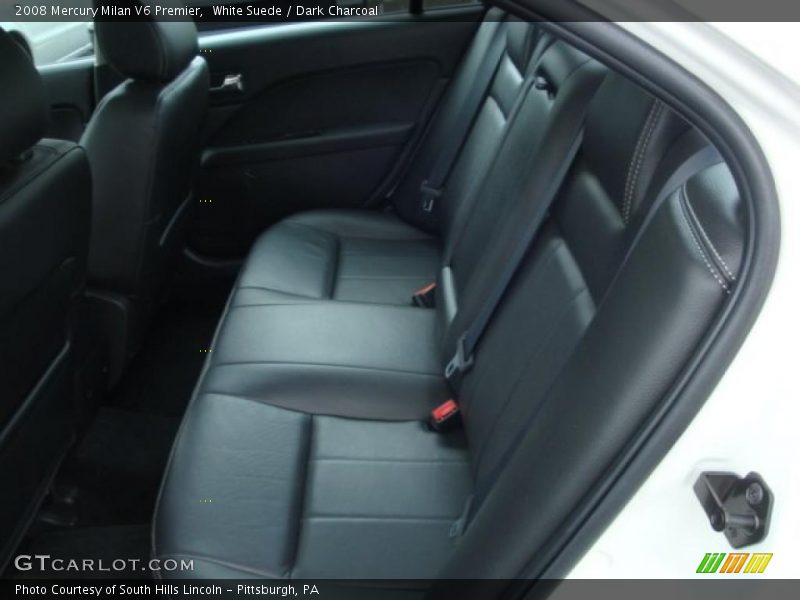 White Suede / Dark Charcoal 2008 Mercury Milan V6 Premier