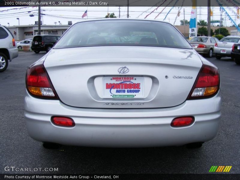 Sterling Metallic / Dark Gray 2001 Oldsmobile Aurora 4.0