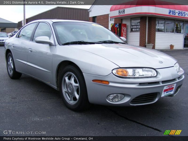 Sterling Metallic / Dark Gray 2001 Oldsmobile Aurora 4.0