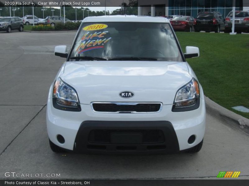 Clear White / Black Soul Logo Cloth 2010 Kia Soul +