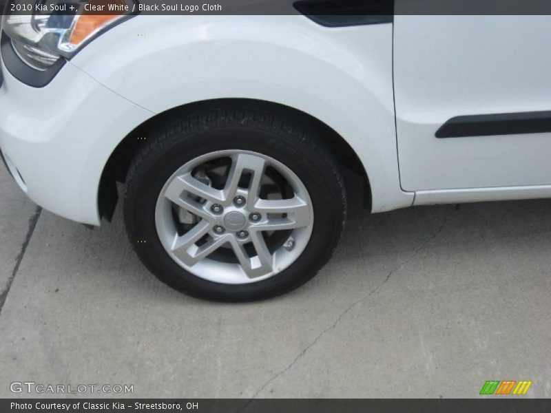 Clear White / Black Soul Logo Cloth 2010 Kia Soul +