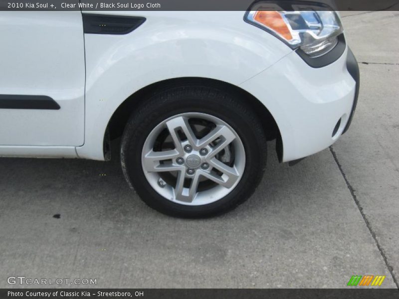 Clear White / Black Soul Logo Cloth 2010 Kia Soul +