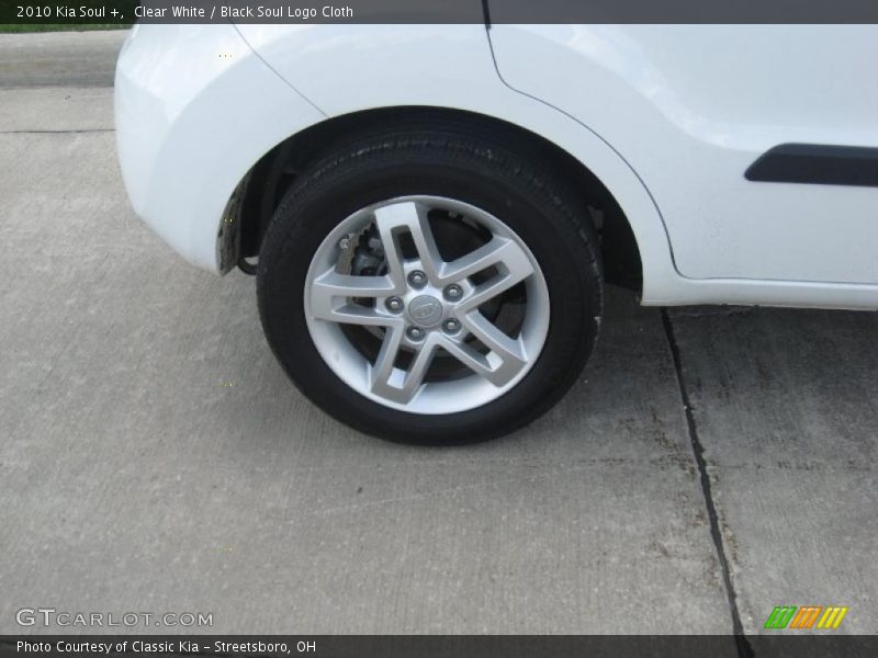 Clear White / Black Soul Logo Cloth 2010 Kia Soul +