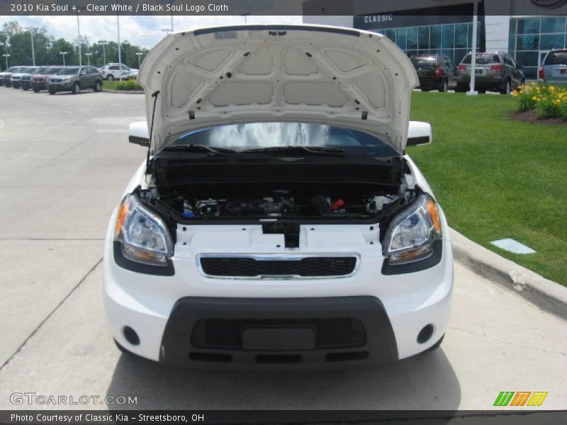Clear White / Black Soul Logo Cloth 2010 Kia Soul +