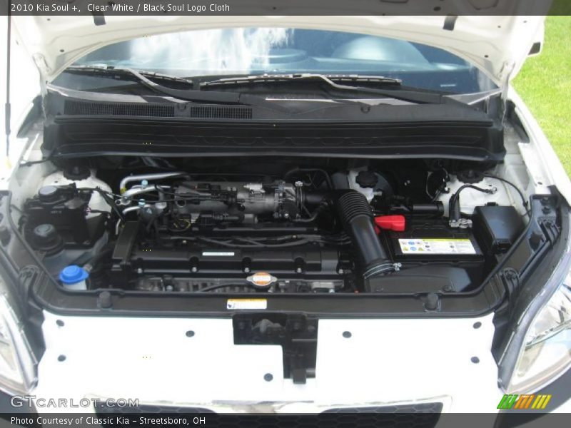Clear White / Black Soul Logo Cloth 2010 Kia Soul +