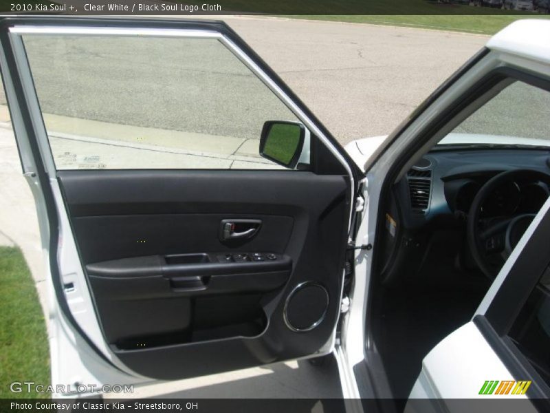 Clear White / Black Soul Logo Cloth 2010 Kia Soul +