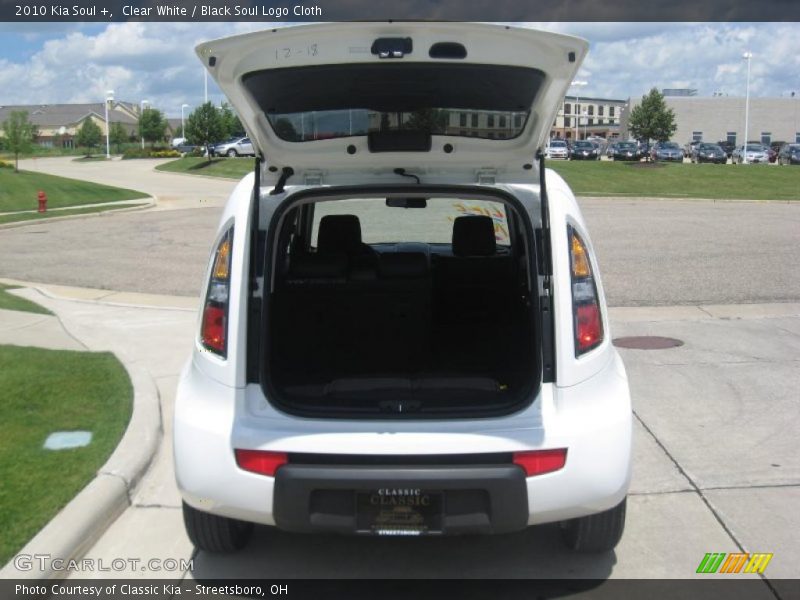 Clear White / Black Soul Logo Cloth 2010 Kia Soul +