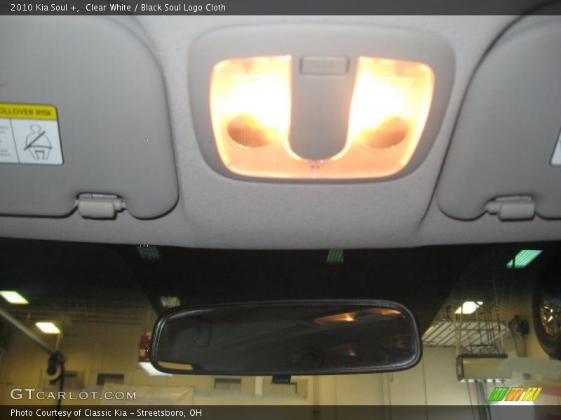 Clear White / Black Soul Logo Cloth 2010 Kia Soul +