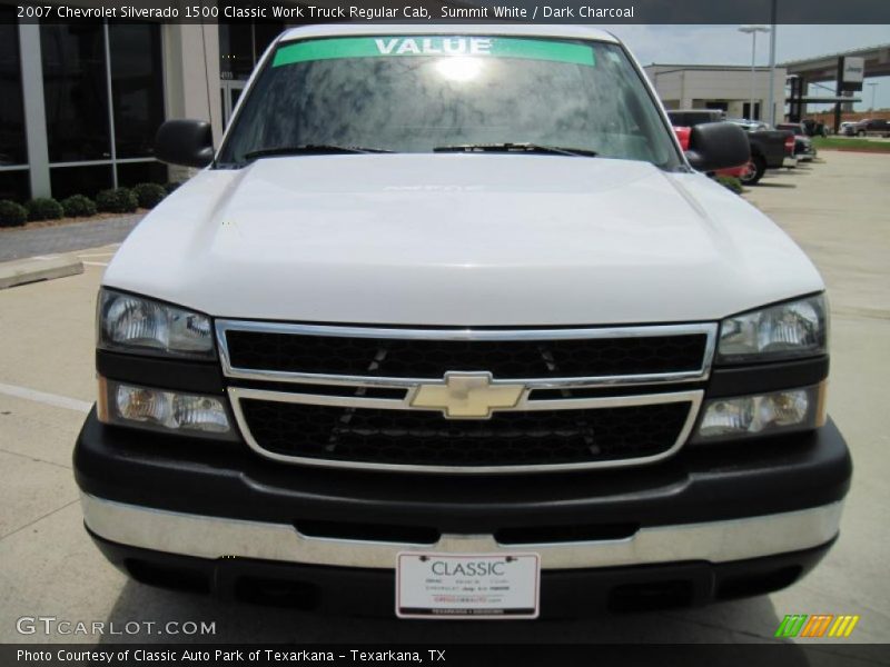Summit White / Dark Charcoal 2007 Chevrolet Silverado 1500 Classic Work Truck Regular Cab