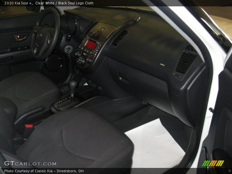 Clear White / Black Soul Logo Cloth 2010 Kia Soul +