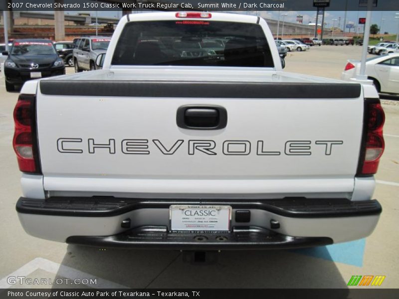 Summit White / Dark Charcoal 2007 Chevrolet Silverado 1500 Classic Work Truck Regular Cab