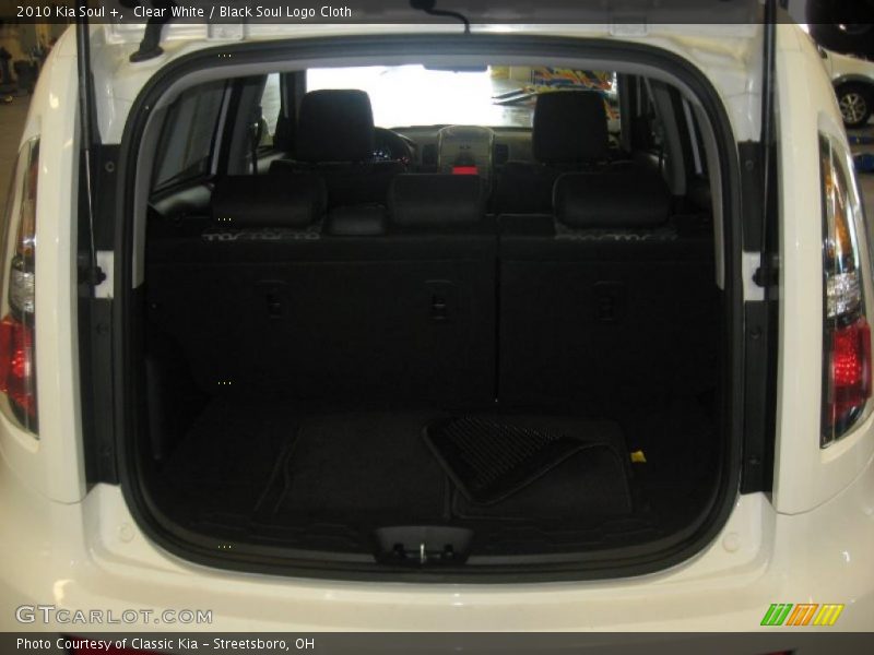 Clear White / Black Soul Logo Cloth 2010 Kia Soul +