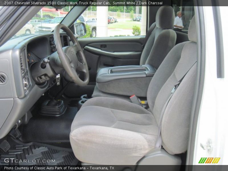 Summit White / Dark Charcoal 2007 Chevrolet Silverado 1500 Classic Work Truck Regular Cab