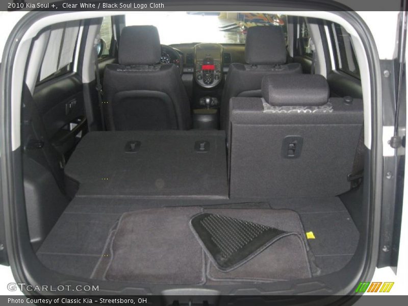 Clear White / Black Soul Logo Cloth 2010 Kia Soul +