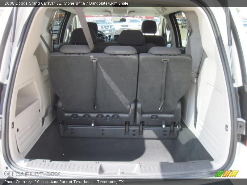 Stone White / Dark Slate/Light Shale 2008 Dodge Grand Caravan SE