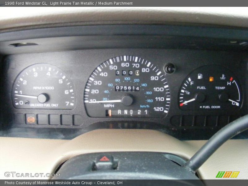 Light Prairie Tan Metallic / Medium Parchment 1998 Ford Windstar GL