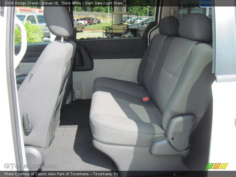 Stone White / Dark Slate/Light Shale 2008 Dodge Grand Caravan SE