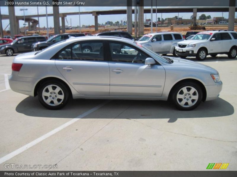 Bright Silver / Gray 2009 Hyundai Sonata GLS