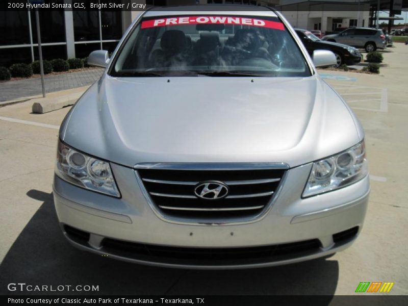 Bright Silver / Gray 2009 Hyundai Sonata GLS