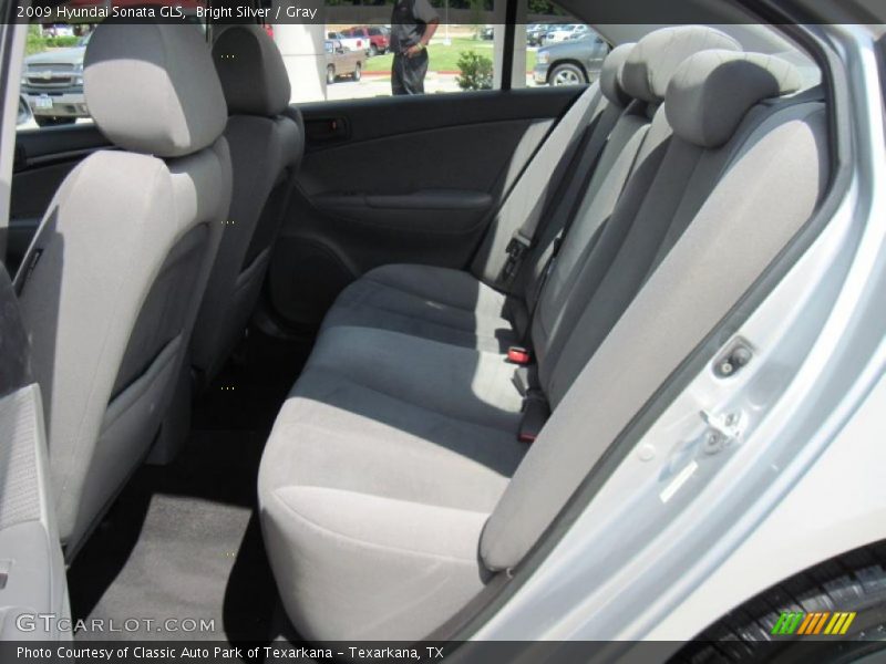 Bright Silver / Gray 2009 Hyundai Sonata GLS