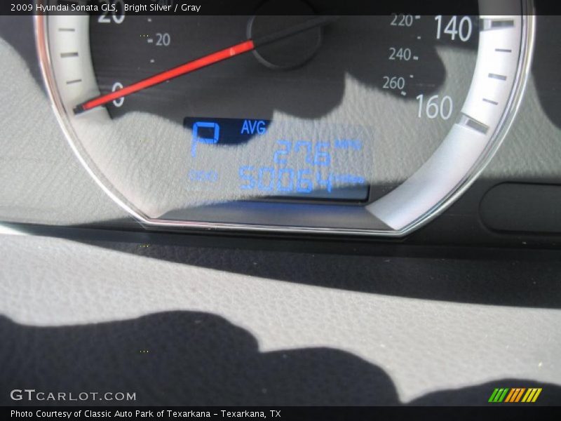 Bright Silver / Gray 2009 Hyundai Sonata GLS