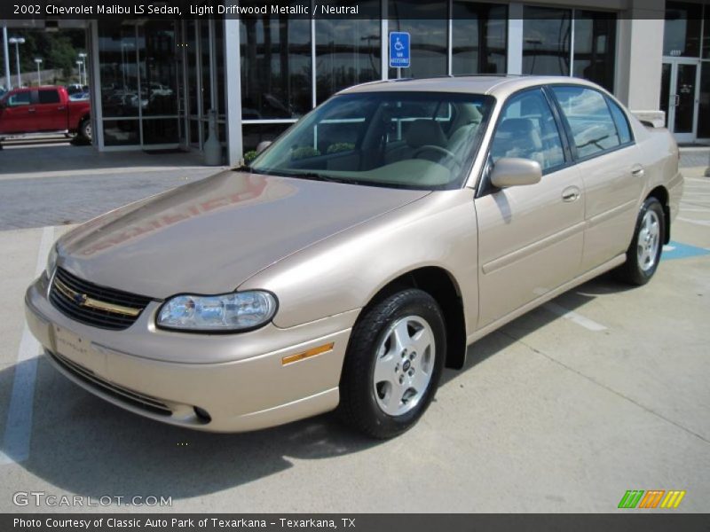 Light Driftwood Metallic / Neutral 2002 Chevrolet Malibu LS Sedan