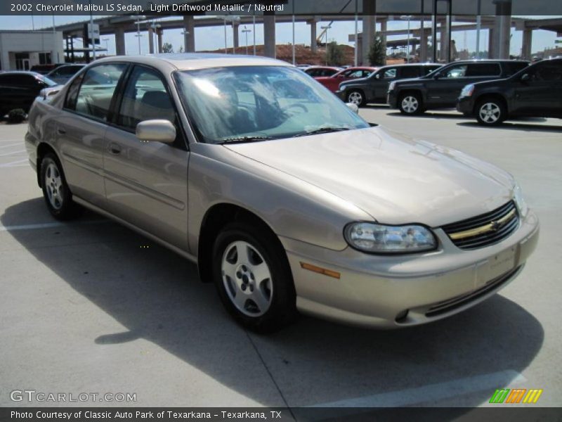 Light Driftwood Metallic / Neutral 2002 Chevrolet Malibu LS Sedan