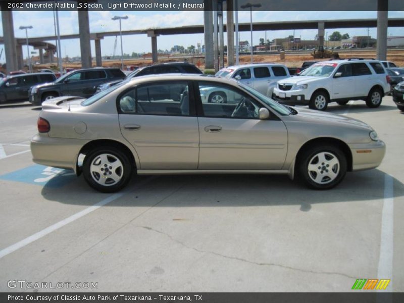Light Driftwood Metallic / Neutral 2002 Chevrolet Malibu LS Sedan