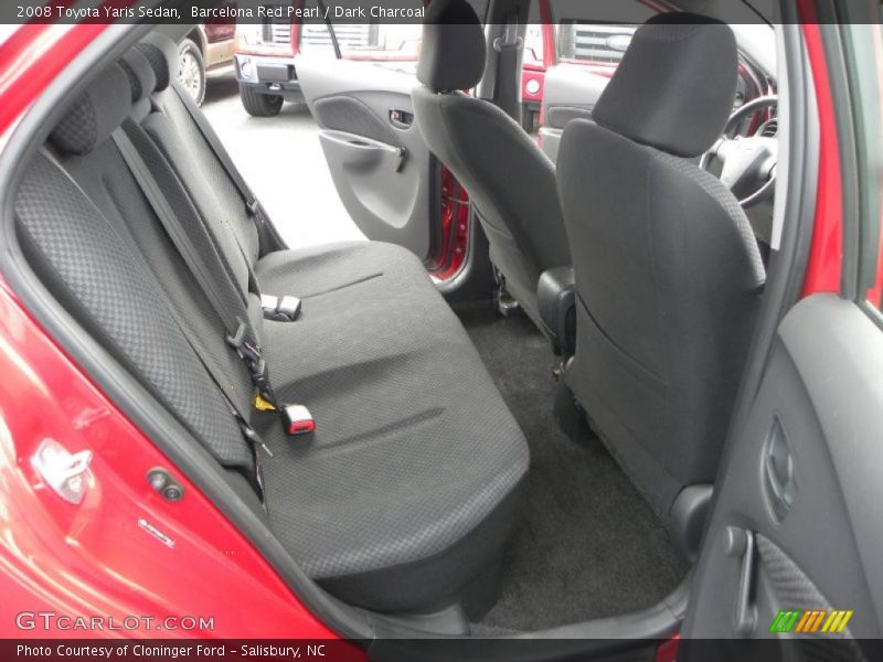 Barcelona Red Pearl / Dark Charcoal 2008 Toyota Yaris Sedan