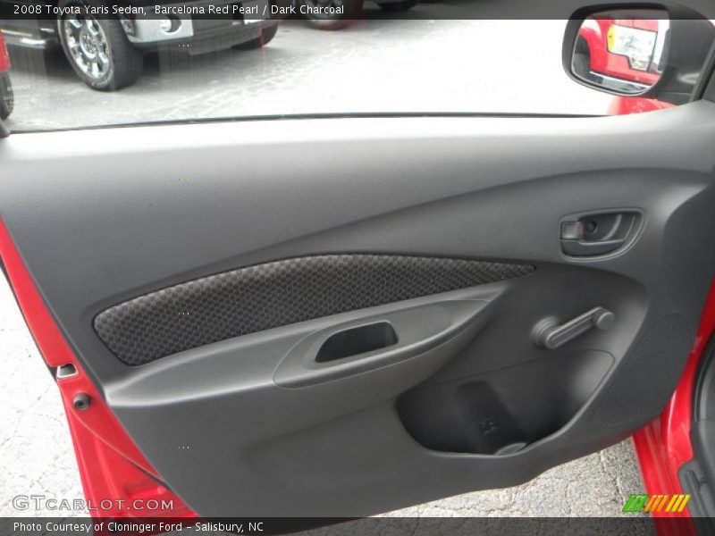 Barcelona Red Pearl / Dark Charcoal 2008 Toyota Yaris Sedan