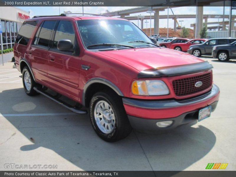 Laser Red / Medium Graphite 2000 Ford Expedition XLT